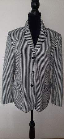 Gerry Weber Blazer schwarz weiss gestreift 