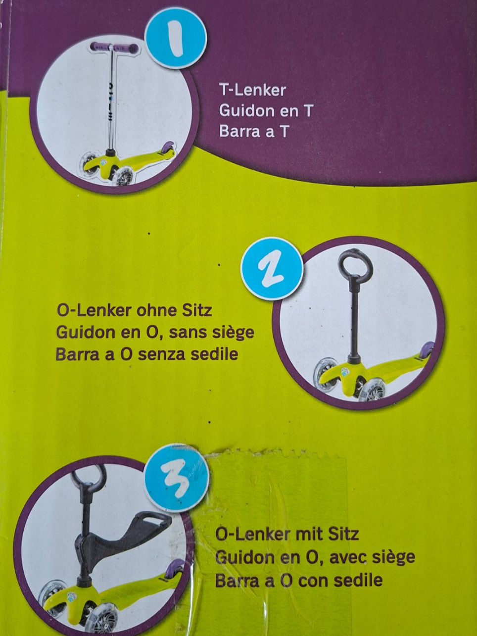 Micro Kickboard: Mini Micro 3in1 Classic NEU – Nuovo e nell'imballaggio originale da Li Curt venduto da stellablu3 4