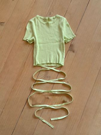 Croptop/Top bauchfrei eng/dehnbar,Ripstrick,speziell,Gr.XS