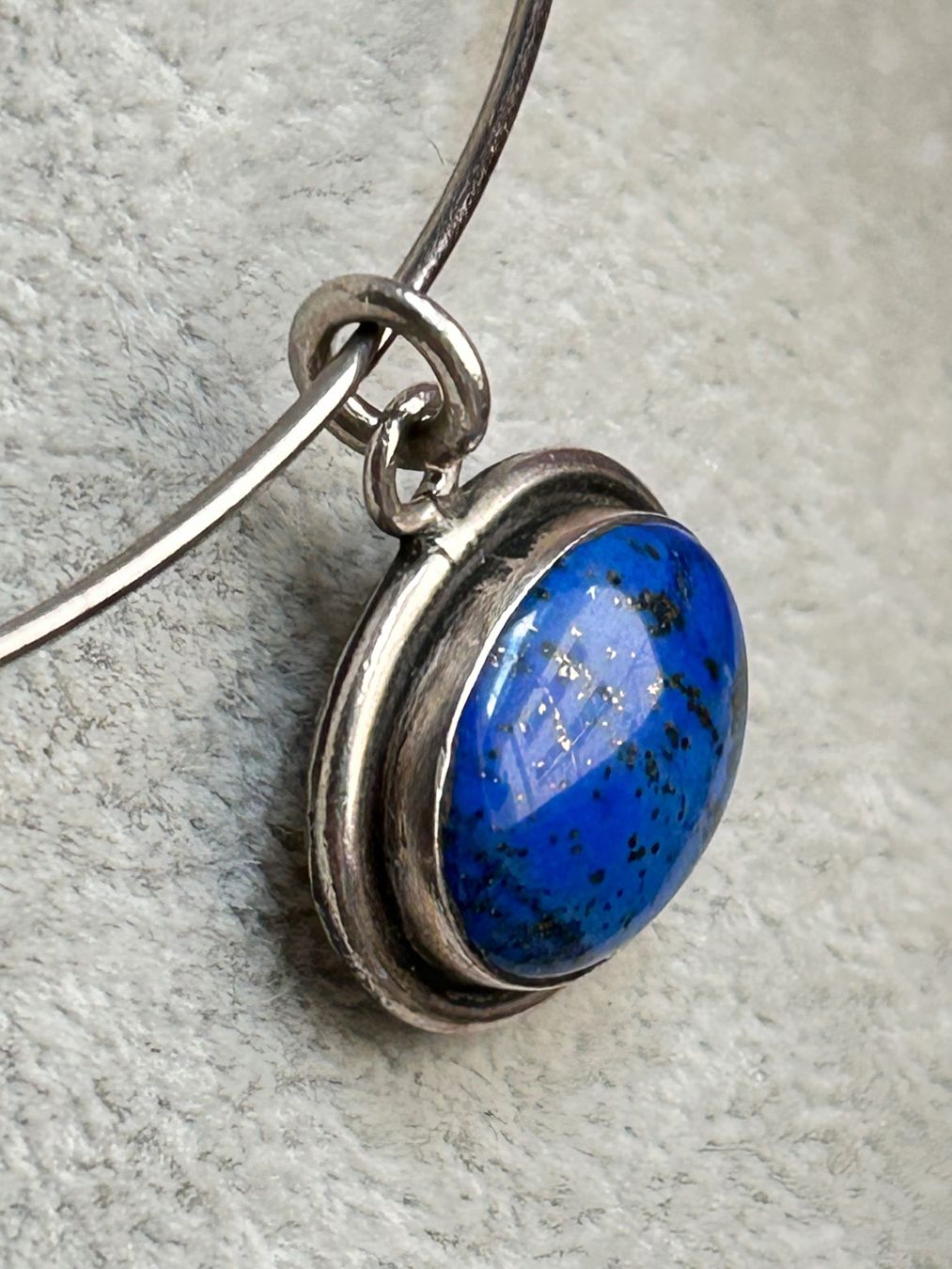 Ciondoli: Silberreif mit Anhänger, Lapislazuli (925) – Usato da Laufen venduto da belleskulptur 4