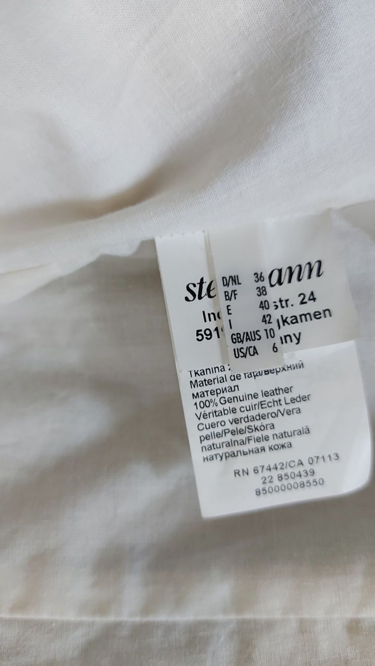 Giacche: Lederjacke, Lederblazer Braun von Steilmann – Usato da langenthal venduto da rundholz7 7