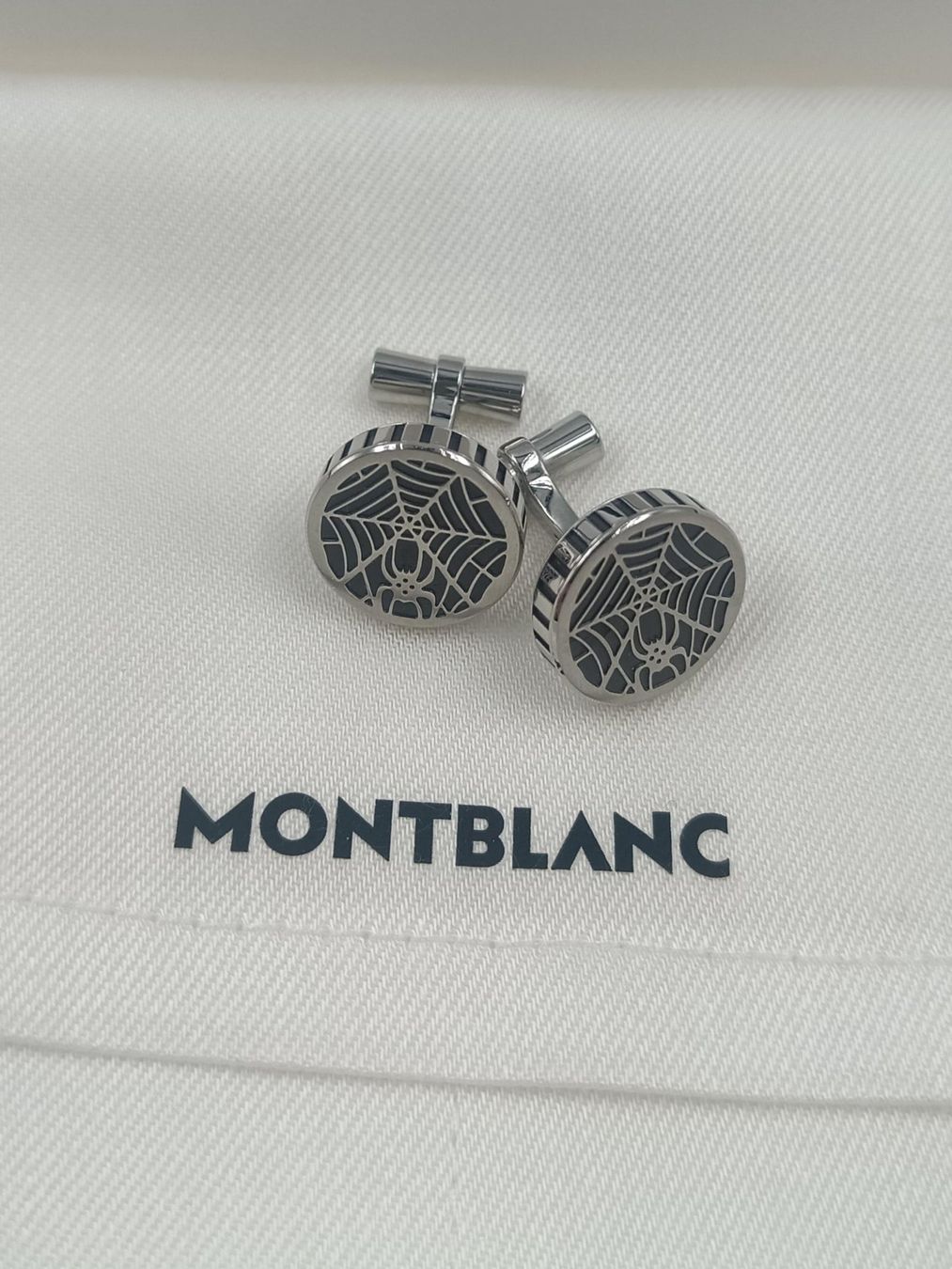Montblanc Manschettenknöpfe: MONTBLANC MANSCHETTENKNÖPFE "SPIDER" – Neu (gemäss Beschreibung) aus Luzern von EdiGem