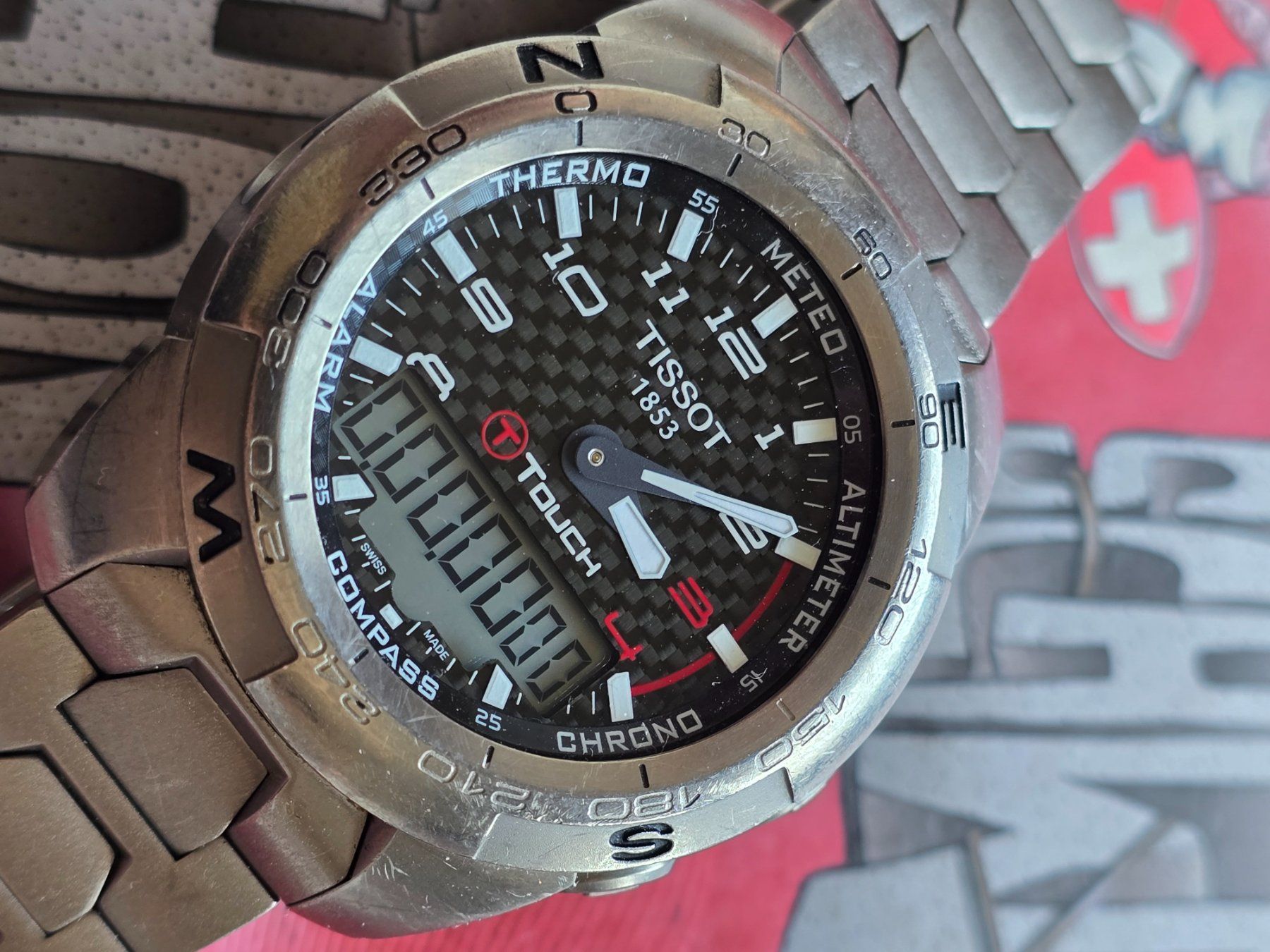 Tissot Uhren: Tissot TTouch Expert Titanium Jumbo mit Servicebox – Gebraucht aus Muri AG von Corredor