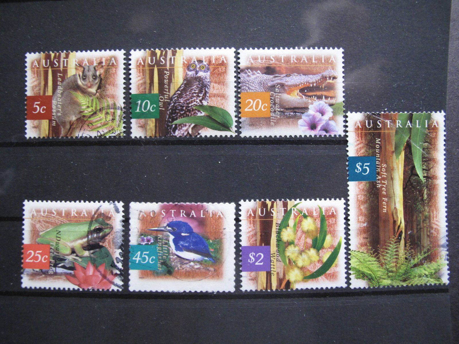 Tutti i francobolli: Australia 1996 Flora & Fauna gest. – Usato da Wil SG venduto da fva01