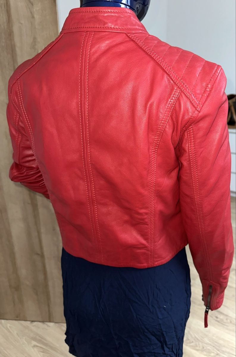 Tommy Hilfiger Jacken: TOMMY HILFIGER LEDERJACKE GR. M neuwertig – Neu (gemäss Beschreibung) aus Unteraegeri von MH203 5