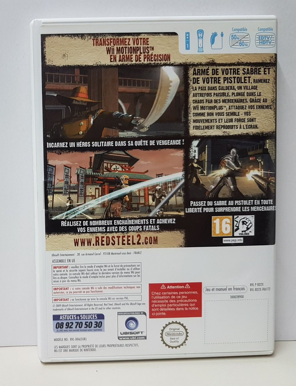 Nintendo Spiele: Red Steel 2 mit Kaltblütiger  Wii – Gebraucht aus Schüpfheim von Games_Spielkonsolen 3