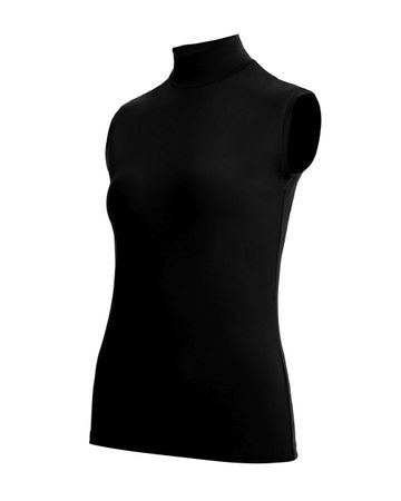Moya Top Rubina Stehkragen Viscose Jersey schwarz Gr 38
