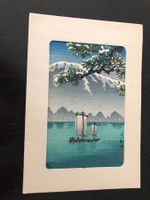 Japanischer Holzschnitt Tsuchiya Koitsu? Maiko Sea Shore