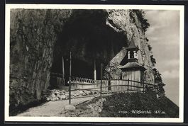 Wildkirchli, Blick auf das Wildkirchli m