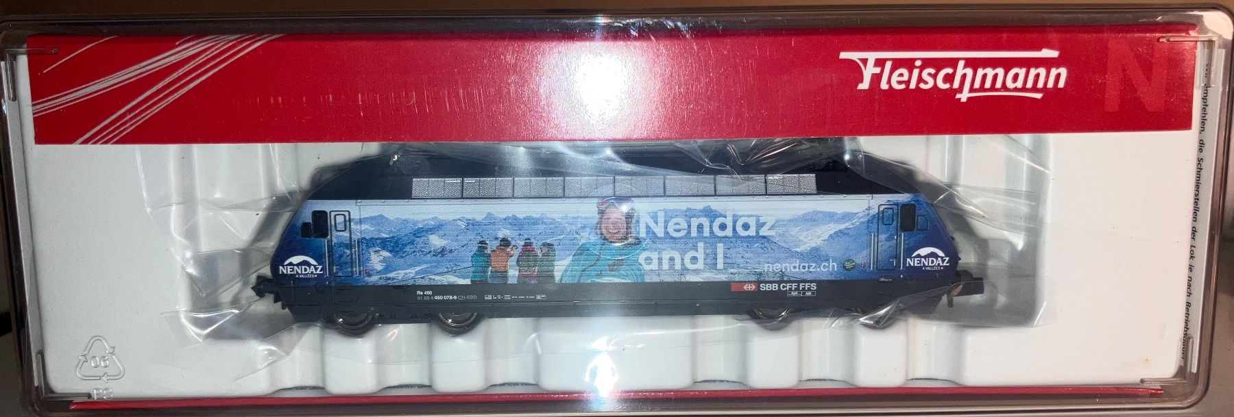 Fleischmann Modelleisenbahnen: Fleischmann Analog SBB Re 460 Nendaz and – Neu und originalverpackt aus Dompierre VD von immorentes 2