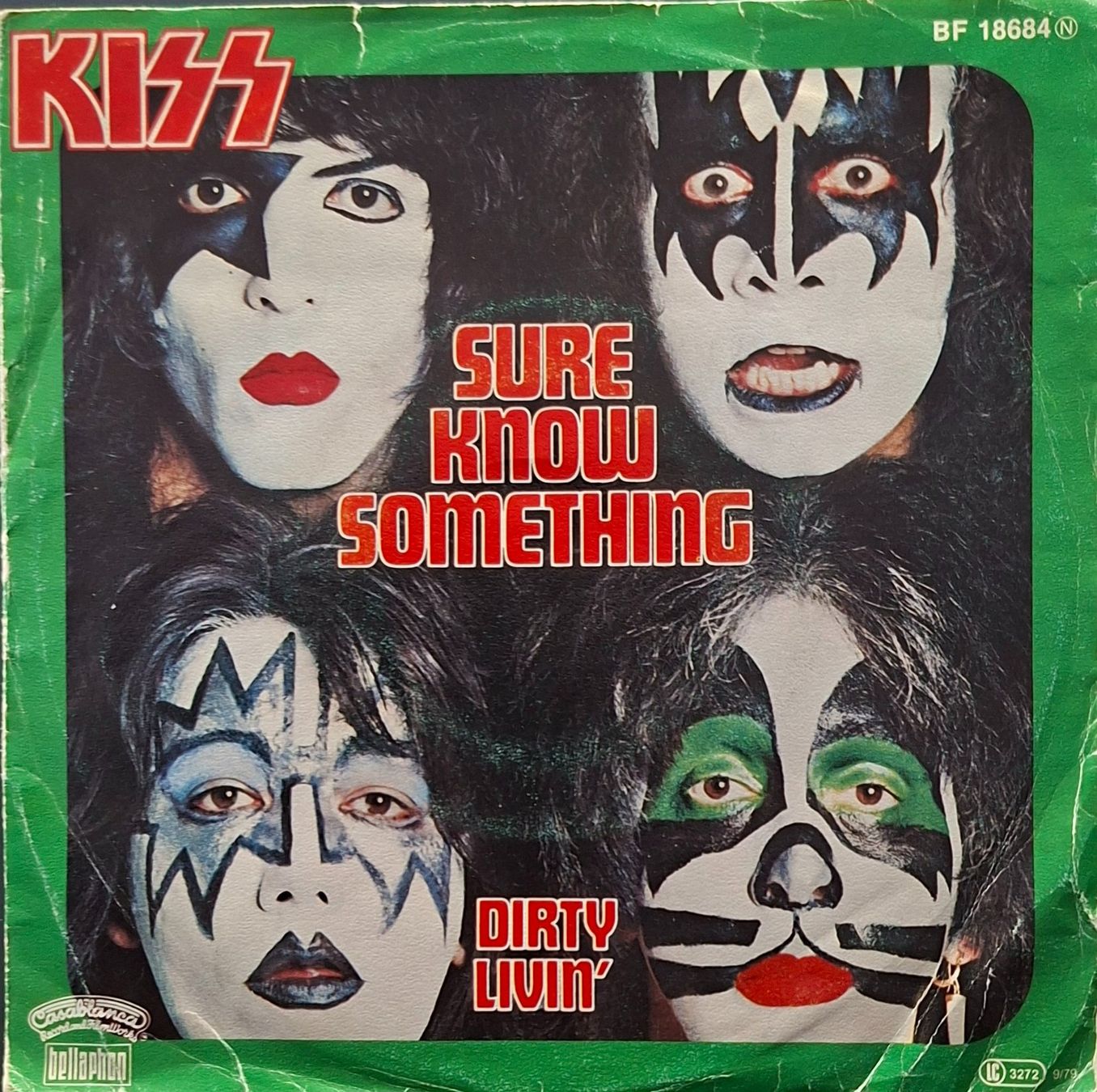 Dischi in vinile: Vinyl-Single Kiss - Sure Know Something – Usato da Langenthal venduto da Modo39