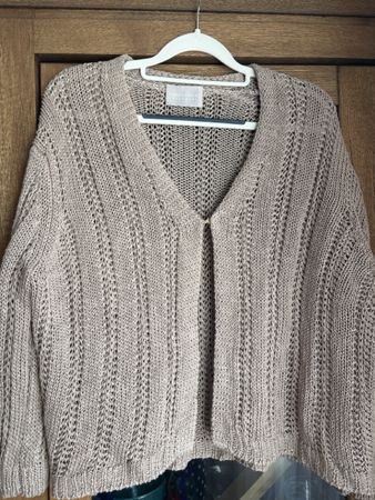 HEMISPHERE Leinenstrickjacke
