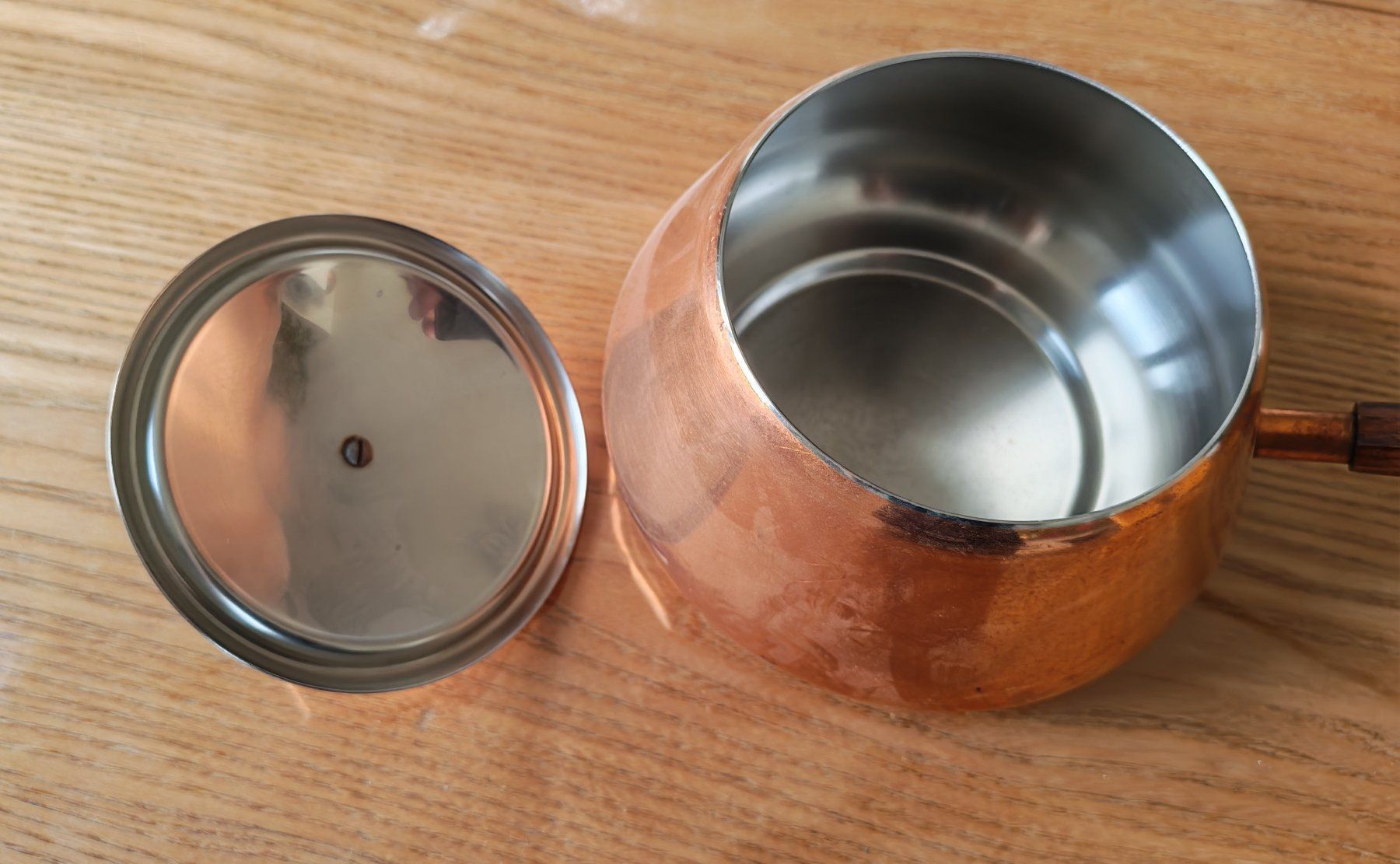 Pfannen: caquelon à fondue bourguignone cuivre – Gebraucht aus Anzère von nello04 1