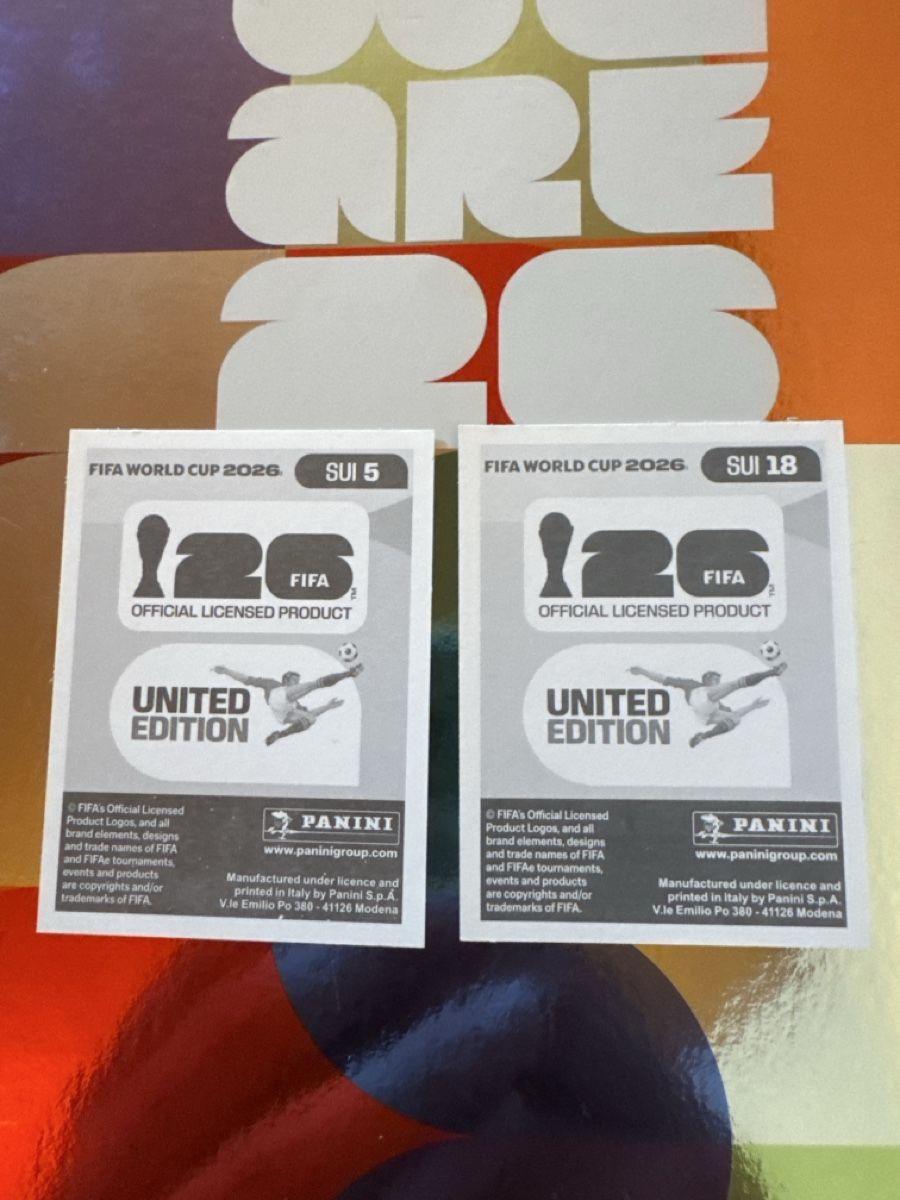 Panini Sammelbilder & Trading cards: Panini 2026 SUI – Neu (gemäss Beschreibung) aus Aarau von Zichorien