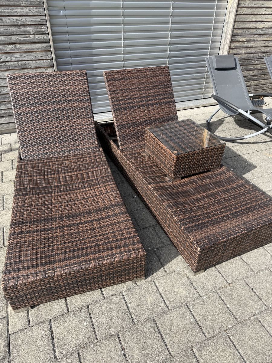 Chaises longues: Rattan Liegestühle  – D'occasion à Seengen par sandro.lasen