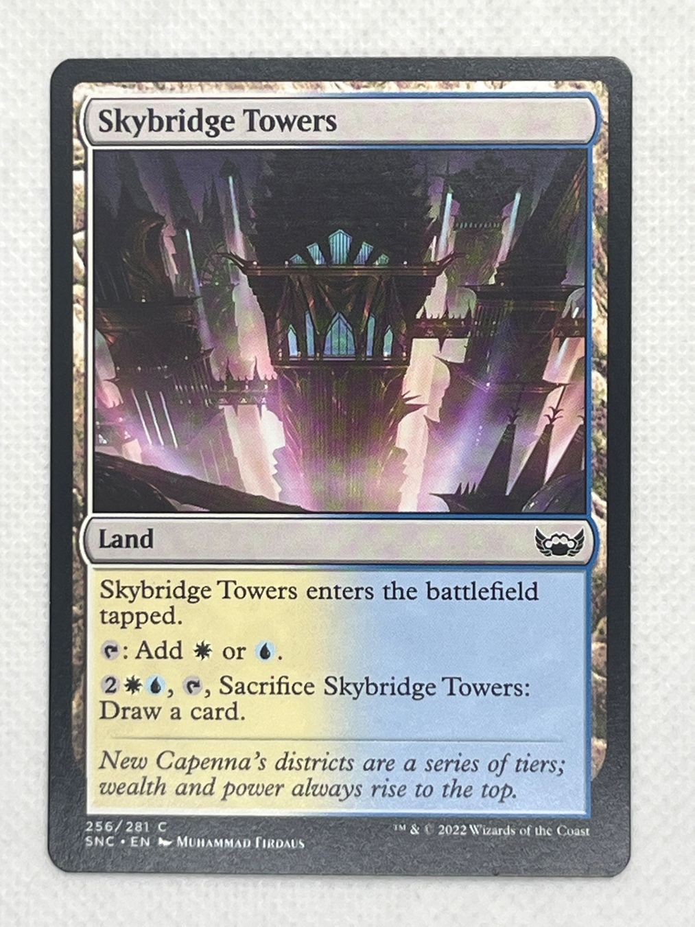 Magic The Gathering Carte collezionabili: MTG Skybridge Towers SNC 256 Englisch Common – Usato da Hinterkappelen venduto da Kim1992