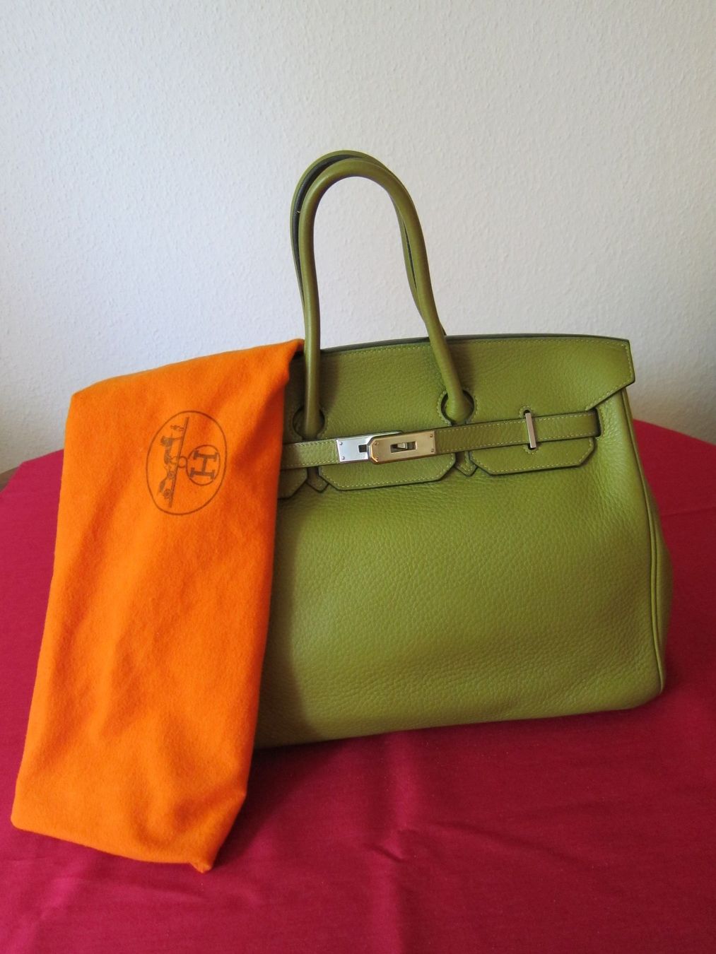 Hermès Borse da donna: Hermes Birkin, chartreusefarben, Togo Leder, Gratisversand! – Nuovo (secondo la descrizione) da Zürich venduto da Italia58 1