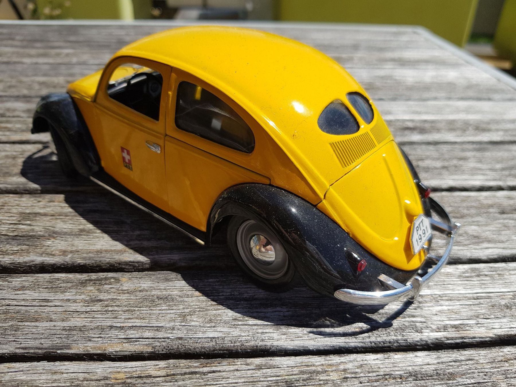 Volkswagen Modellini d'auto: VW Käfer PTT 1949 Modellauto gelb – Usato da Jona venduto da dampfnuggi 2