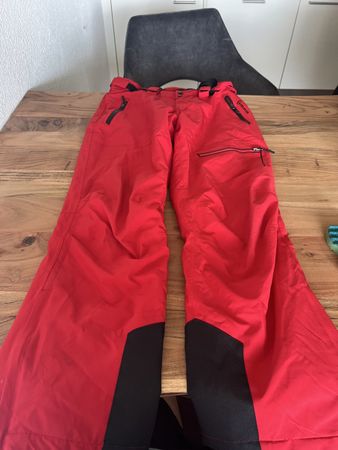 Skihose Celsius Rot Grösse L Wasserdicht Atmungsaktiv