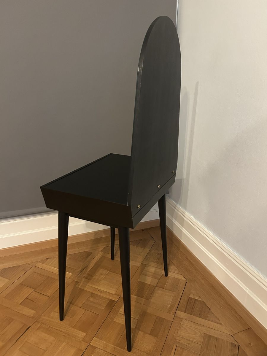 Tavoli da trucco: Eleganter Schminktisch schwarz mit Spiegel – Usato da Zürich venduto da eric8037 2
