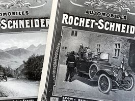 Rochet-Schneider Cars - 2 Alte Werbungen / Publicités 1913