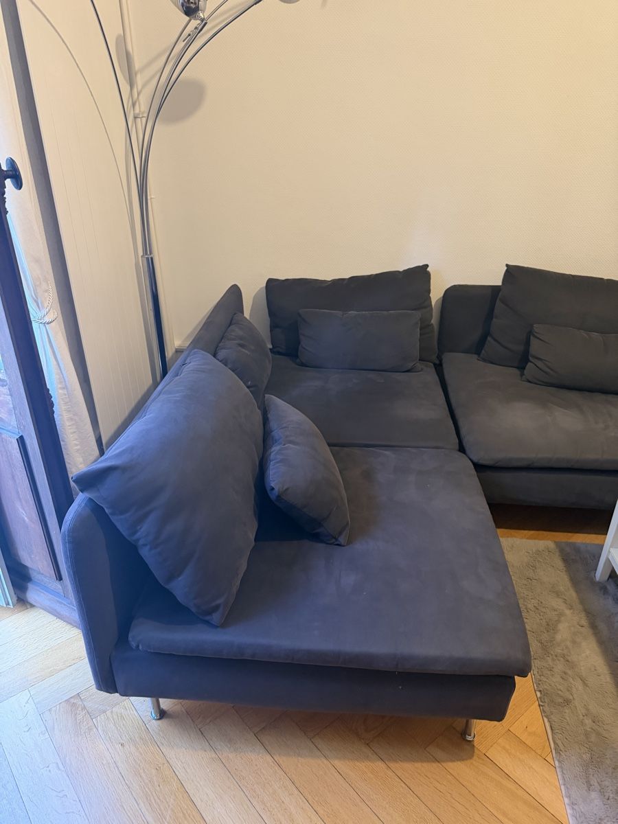 Ikea Divani: IKEA SÖDERHAMN - 6-seater dark grey – Usato da Genève venduto da ana_ztm8 2