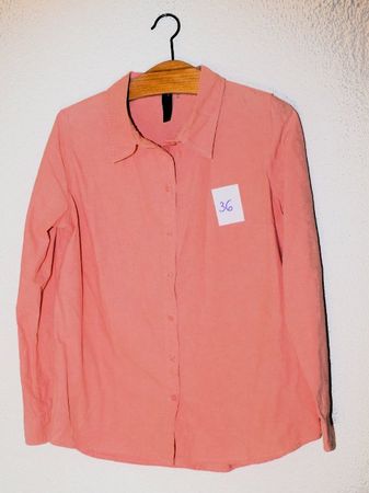 Damen Hemd lachsfarben Grösse 36