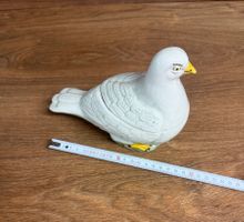 Süsse Vintage Taube Keramik Dose Schmuckdose Ostern Deko