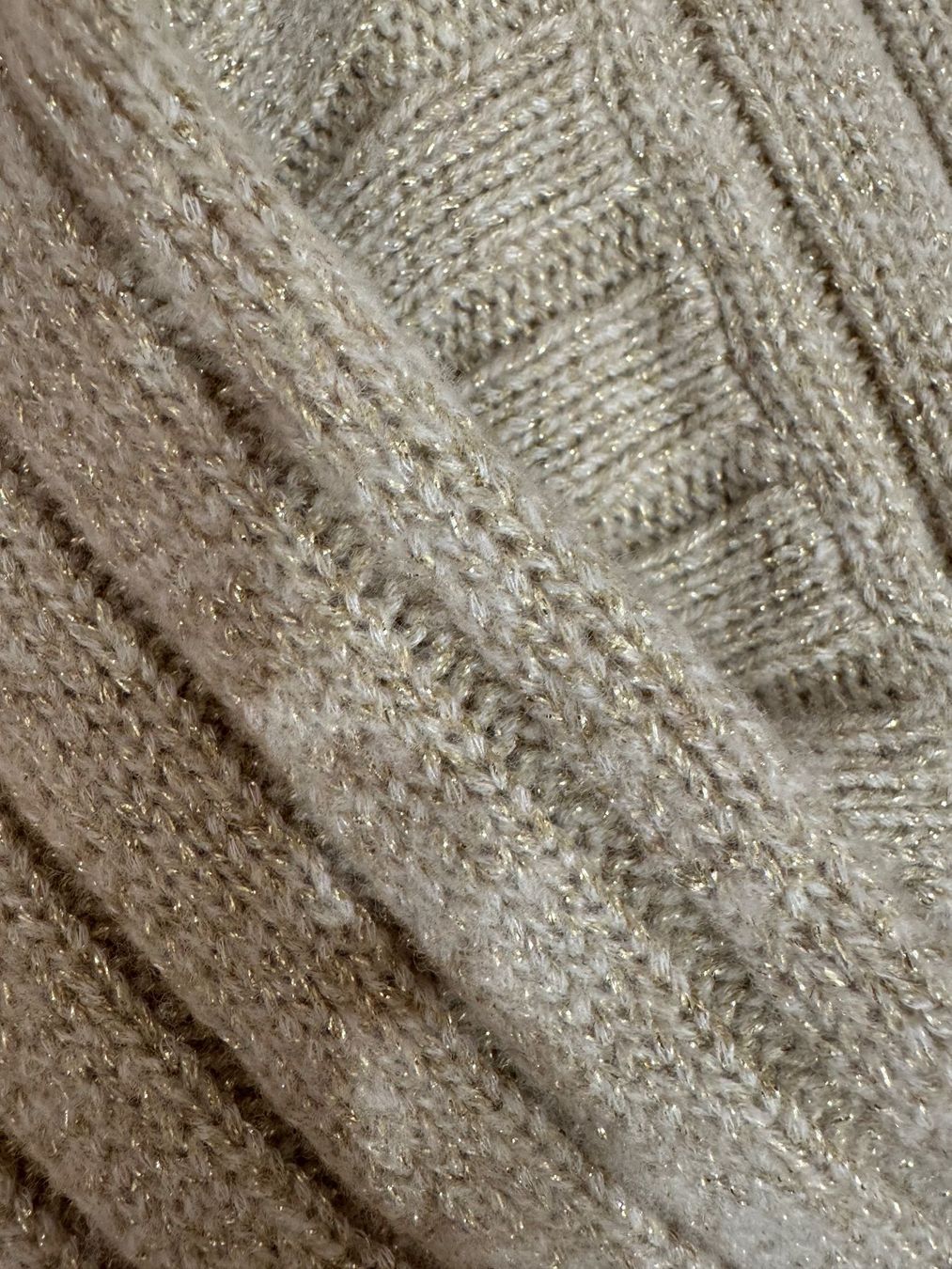 Maglioni & Felpe: Cooler Pullover/Strickkleid mit Goldfäden, Esisto, Gr. M – Nuovo (secondo la descrizione) da Oberrohrdorf venduto da maggys15 1