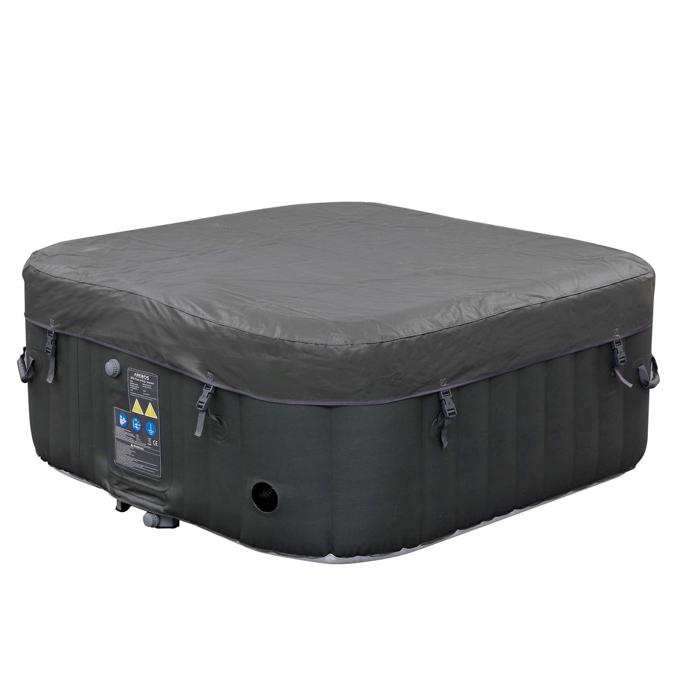 Whirlpool: Arebos Florence Whirlpool Spa 154x154cm – Nuovo e nell'imballaggio originale da Bottighofen venduto da zaap 4