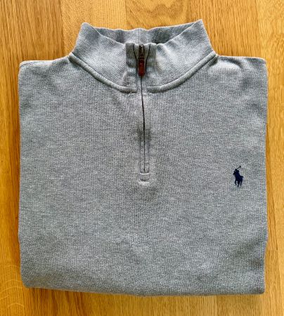 Ralph Lauren half-zip. Col camionneur. Taille XL