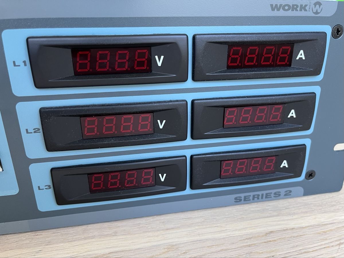 Alimentazione elettrica: Tableau électrique Triphasé WORK 32A 6x T23 / Rack 19" – Usato da Genève venduto da RVA_GVA 6
