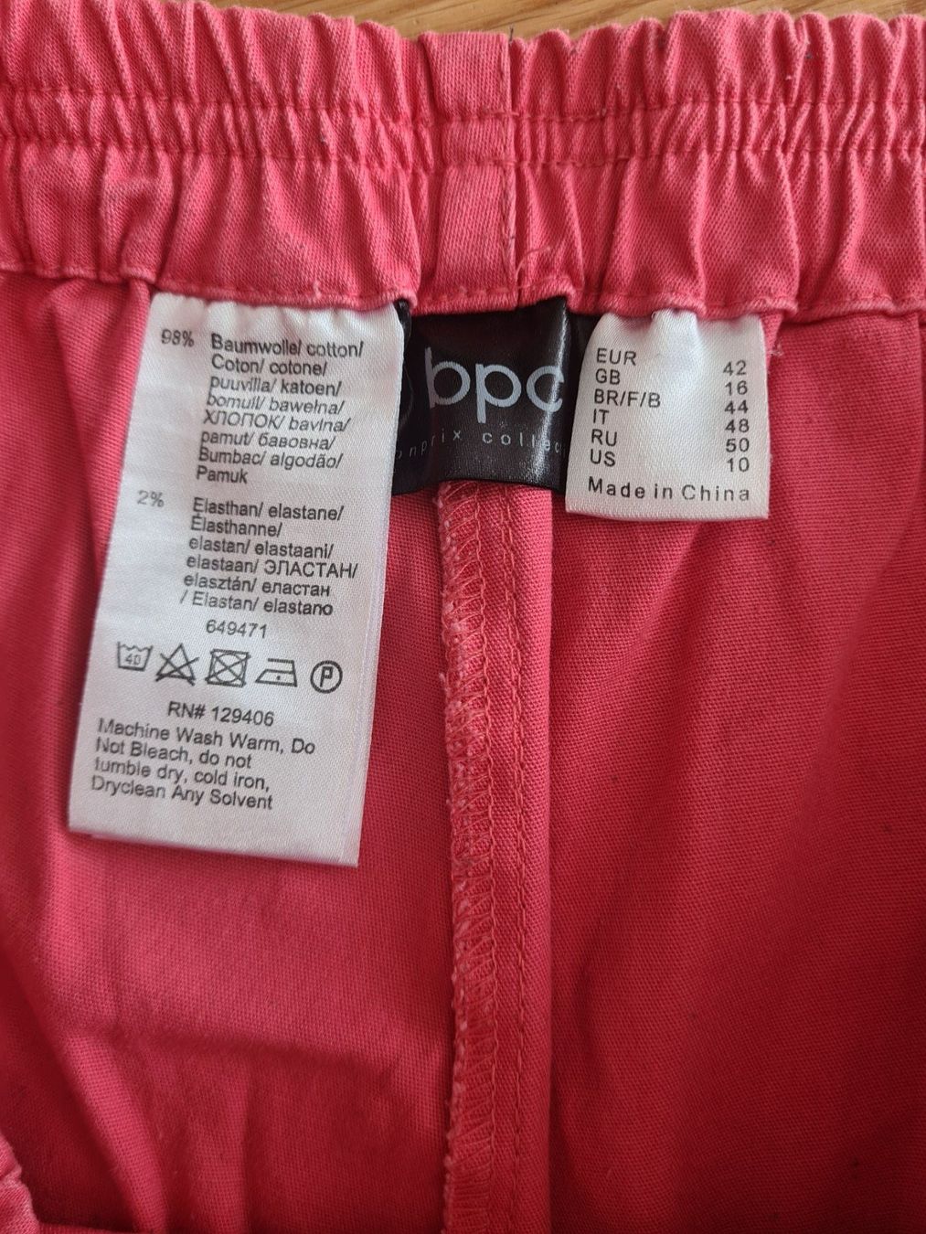 Pantaloni: Pinkfarbene Stoffhose Gr. 42 bequem bpc – Usato da Münchenbuchsee venduto da La_piccola 1