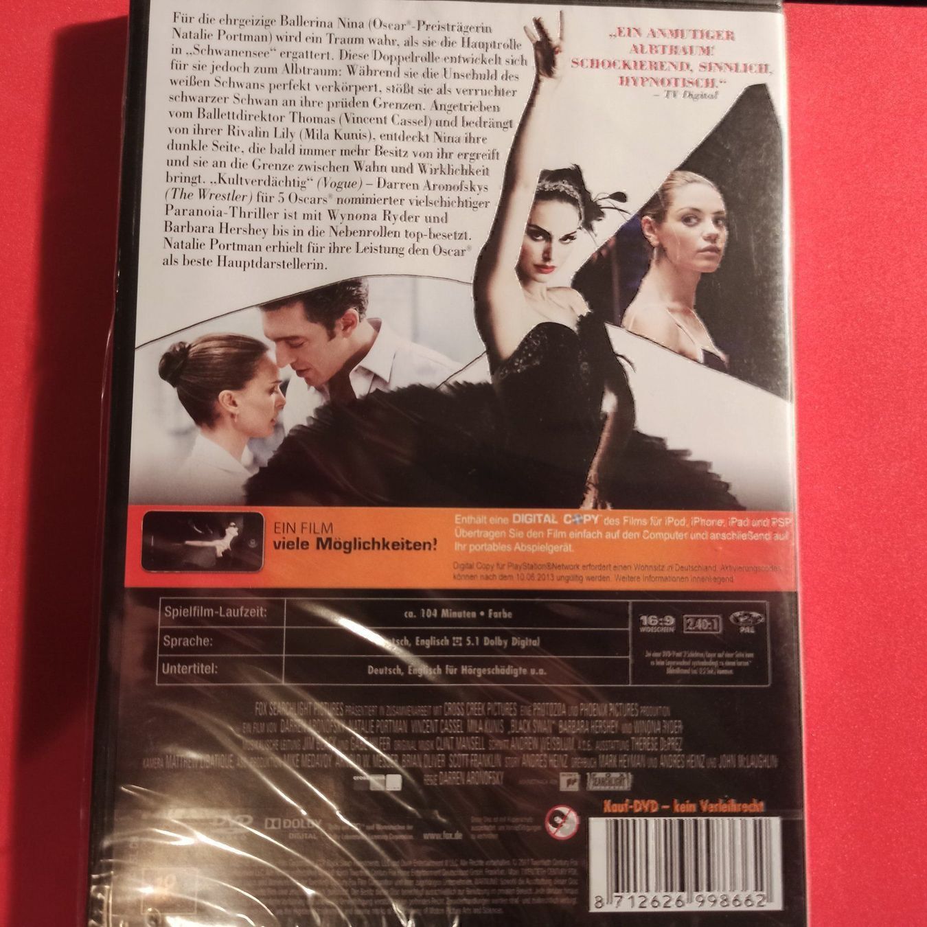 Tutti i DVDs: Black Swan - Neu und originalverpackt – Nuovo e nell'imballaggio originale da Dübendorf venduto da kb86_MOVIE 1