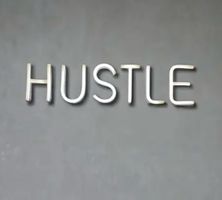 🔥 Hustle Neon Sign, like NEW, USB powered