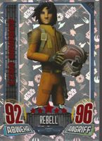 TCG HOLO FOIL CARD # 172 EZRA BRIDGER STAR WARS REBEL Topps