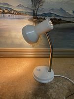 Vintage Schreibtischlampe, weiss, voll funktionsfähig💡(52)