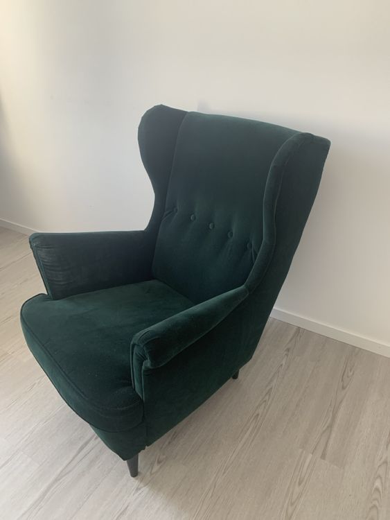 Ohrensessel STRANDMON Ikea neu grün Kaufen auf Ricardo