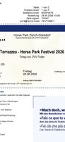 Terrazzza Horse Park 1 Ticket für den Freitag 26.06.2026
