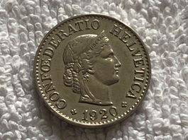 10 centimes/rappen 1920