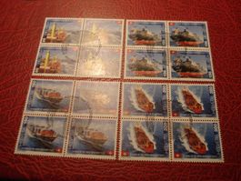 Satz Schweizer Handelsflotte,  2016, FDC + Lose Viererb ET-o