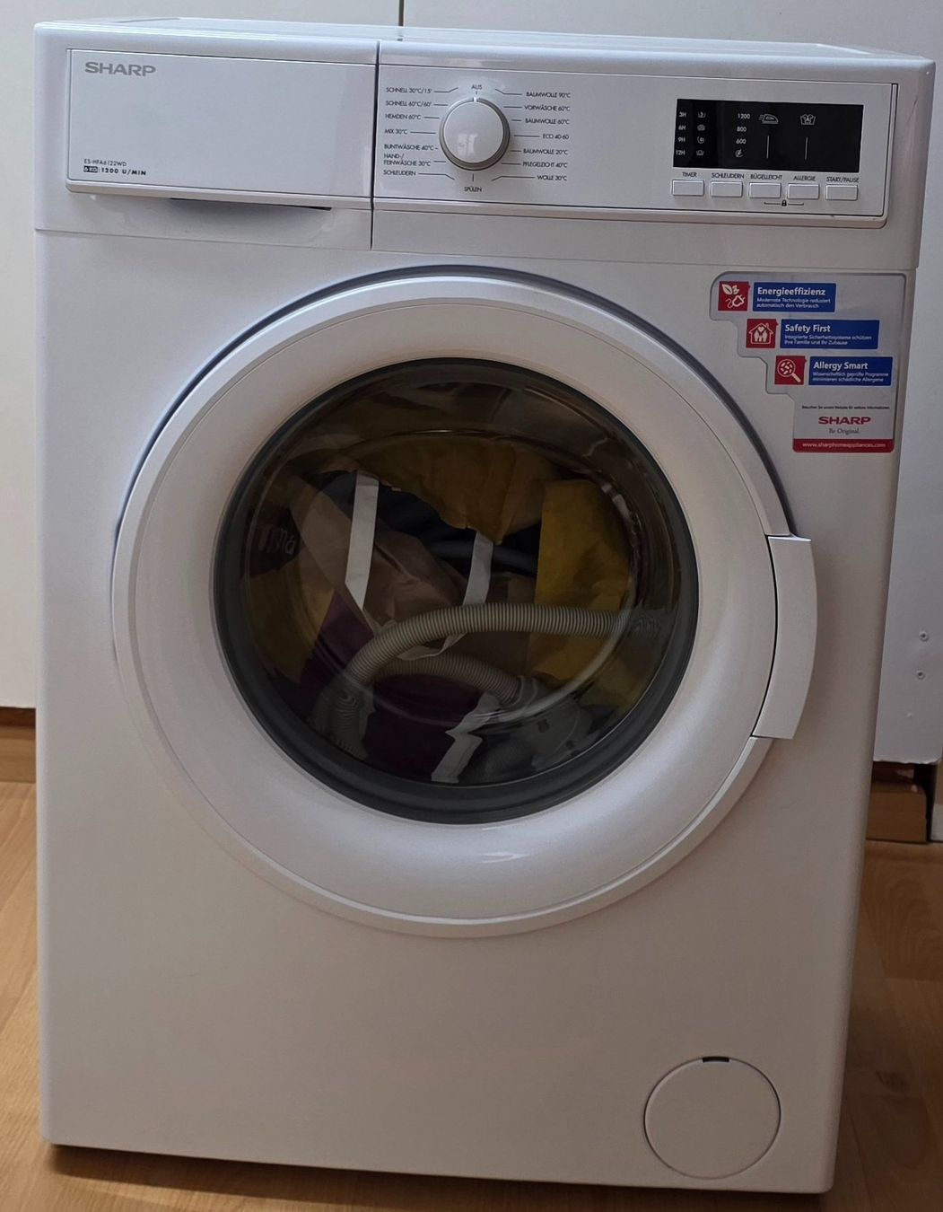 Sharp Lavatrici: SHARP WASCHMASCHINE es-hfa6122wd-de 6 kg – Usato da Buchs SG venduto da nefi022 5