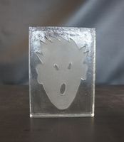 "Brick" von Kiki Kogelnik Farblos/weiss 1998 305/500
