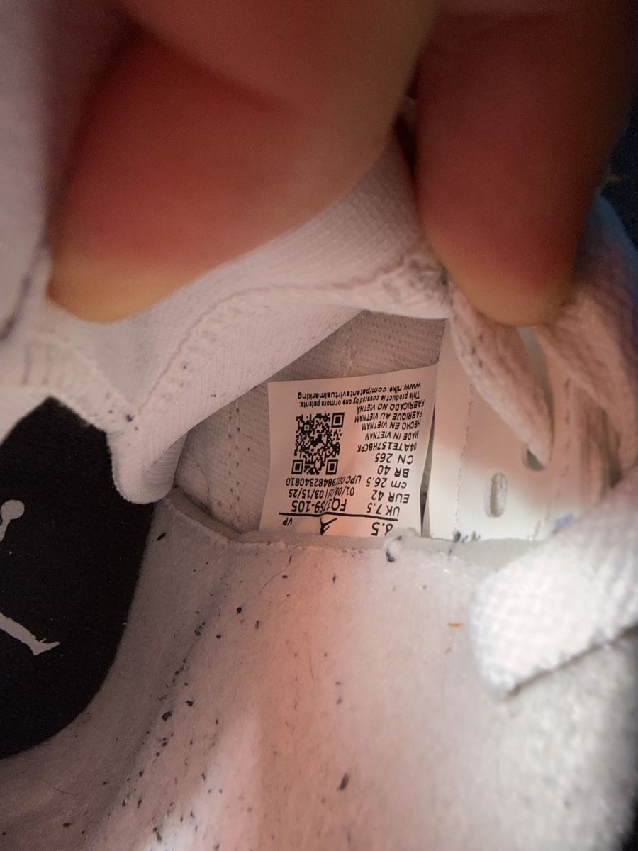 Jordan Scarpe da uomo: Jordan Sneakers Weiss/Rot Grösse 42 – Usato da Bern venduto da fla_77t2 3