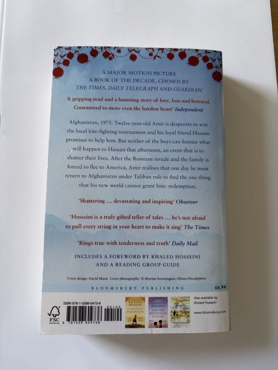 Bücher: Buch The Kite Runner Khaled Hosseini – Gebraucht aus Dörflingen von liviaaa.w 1