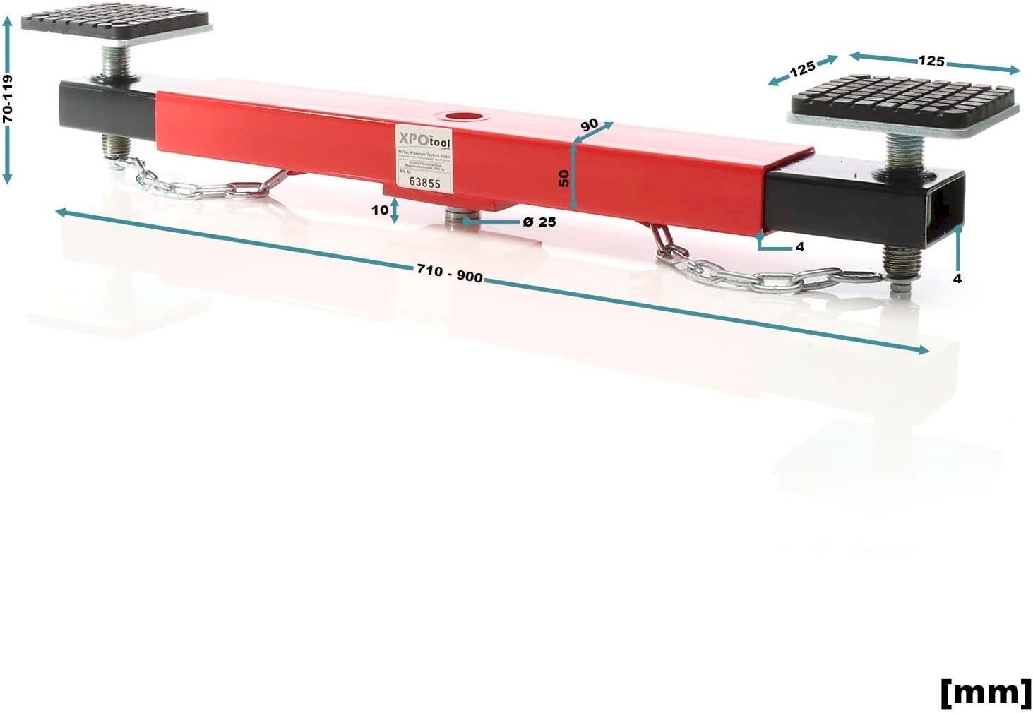 Tutti gli attrezzi: XPOtool Achstraverse Wagenheberbrücke – Nuovo e nell'imballaggio originale da Bottighofen venduto da zaap 3