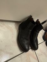 Handgefertigte Lederstiefeletten Gr 40
