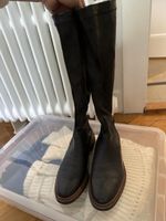 Bottes Robert Clergerie T 37 en cuir noir - Hiver ❄️