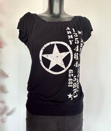 💜 Gr S 36 FISHBONE T-Shirt