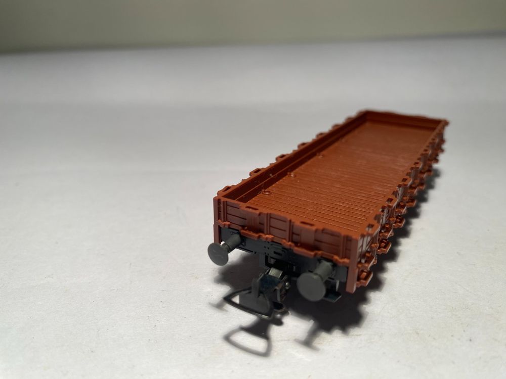 LILIPUT Niederbordwagen braun ÖBB, DC Achsen 4